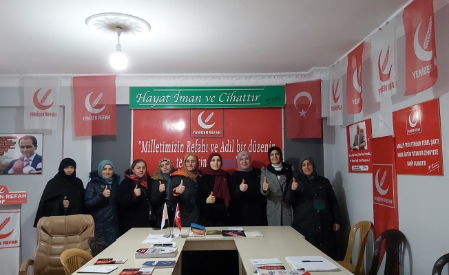 Yeniden Refah Partisi Kadın Kolları Trabzon’da Sahada