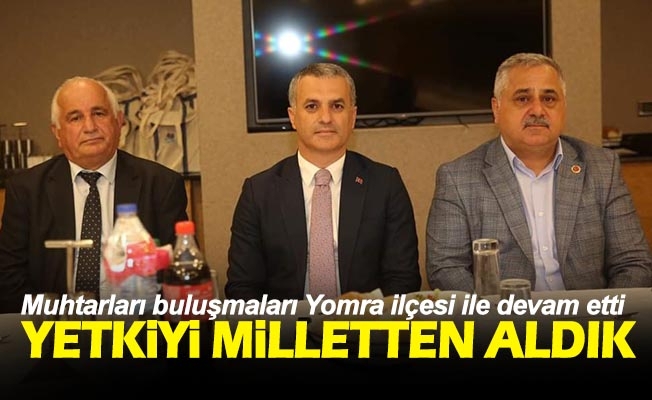 Trabzon Muhtarları buluşmaları Yomra ilçesi ile devam etti