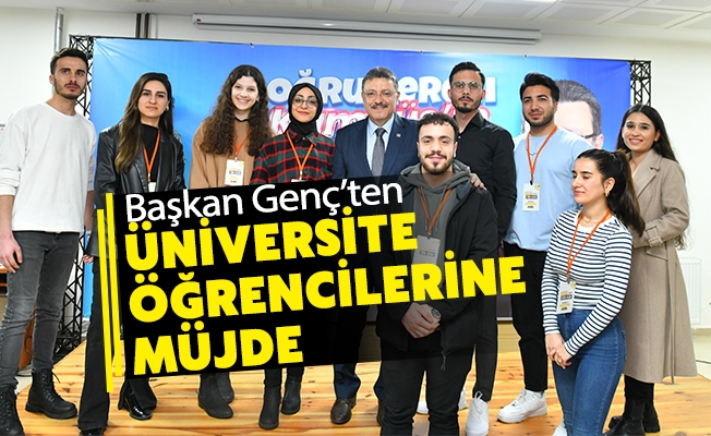 Trabzon Büyükşehir Belediye Başkan Adayı Ahmet Metin Genç'ten  Üniversite Öğrencilerine Müjde