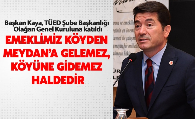 Başkan Kaya, TÜED Trabzon Şube Başkanlığı 23. Dönem Olağan Genel Kuruluna katıldı