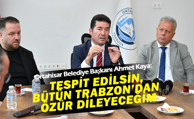 BAŞKAN KAYA, BASIN TOPLANTISI DÜZENLEDİ