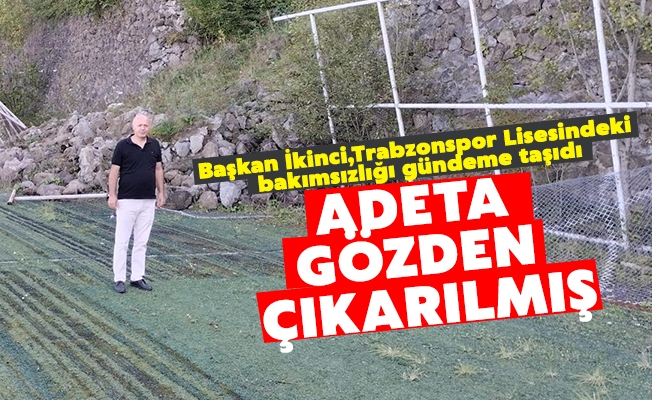 Başkan İkinci: Trabzon Spor Lisesi sorun yumağı haline gelmiş.