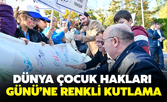 DÜNYA ÇOCUK HAKLARI GÜNÜ’NE RENKLİ KUTLAMA