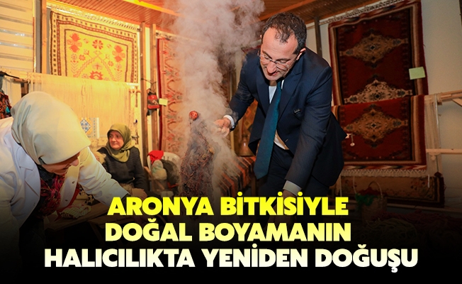 ARONYA BİTKİSİYLE DOĞAL BOYAMANIN HALICILIKTA YENİDEN DOĞUŞU