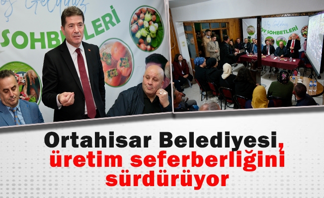 Ortahisar Belediyesi, üretim seferberliğini sürdürüyor 