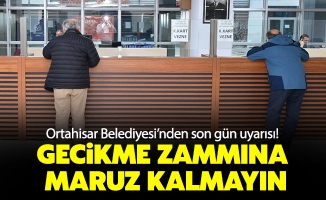 Ortahisar Belediyesi’nden vergi mükelleflerine son gün uyarısı!