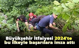 Büyükşehir İtfaiyesi 2024'te bu ilkeyle başarılara imza attı